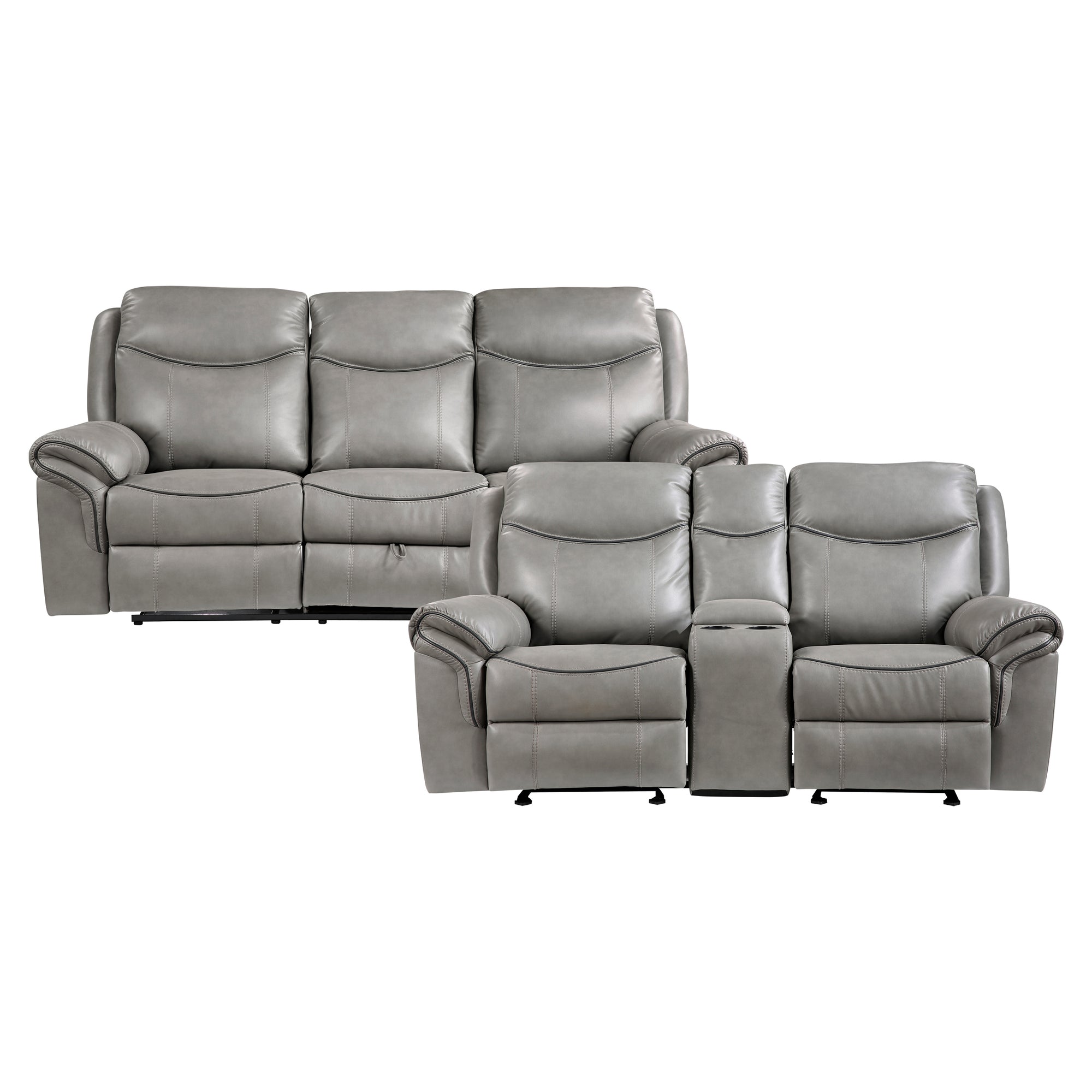 Brisa 2-Piece Manual Reclining Living Room Sofa Set