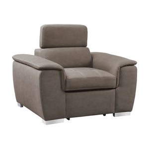 Denizen Chair with Pull-out Ottoman