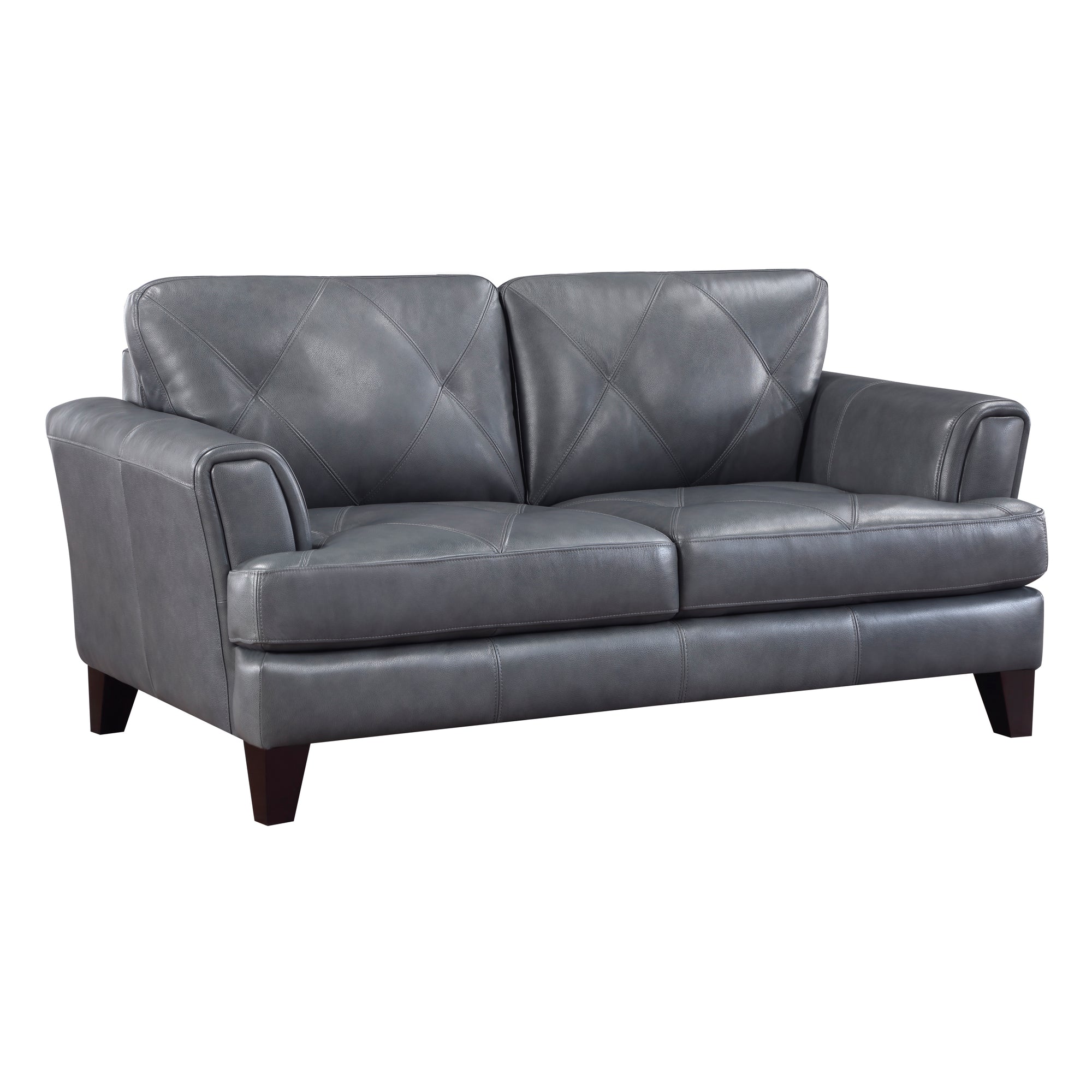 Howe Leather Living Room Loveseat