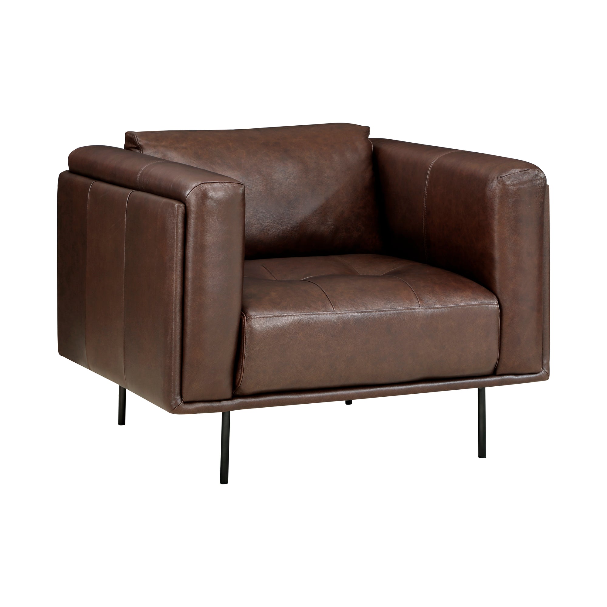 Nottawa Leather Living Room Chair