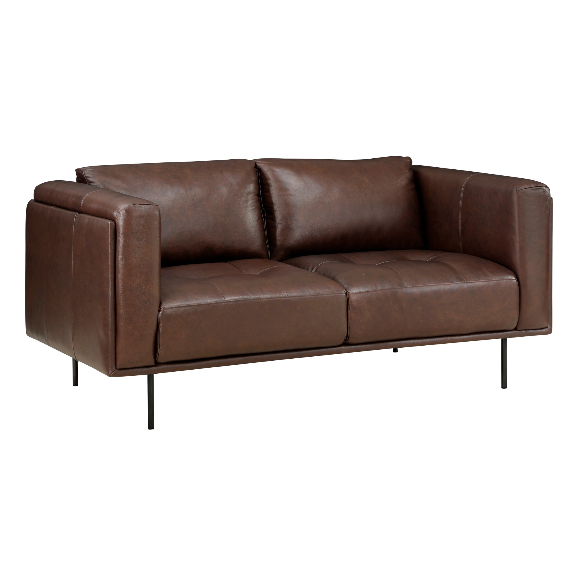 Nottawa Leather Living Room Loveseat