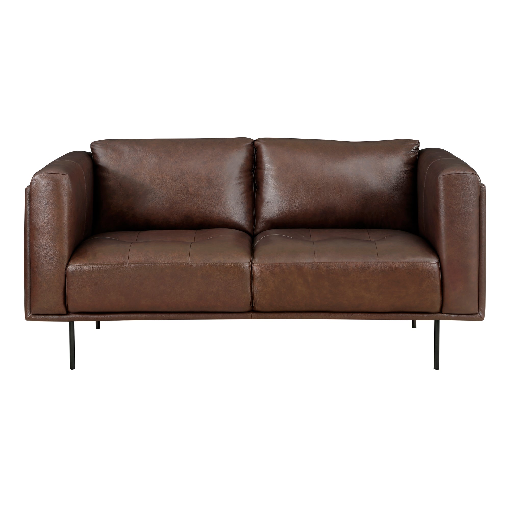 Nottawa Leather Living Room Loveseat