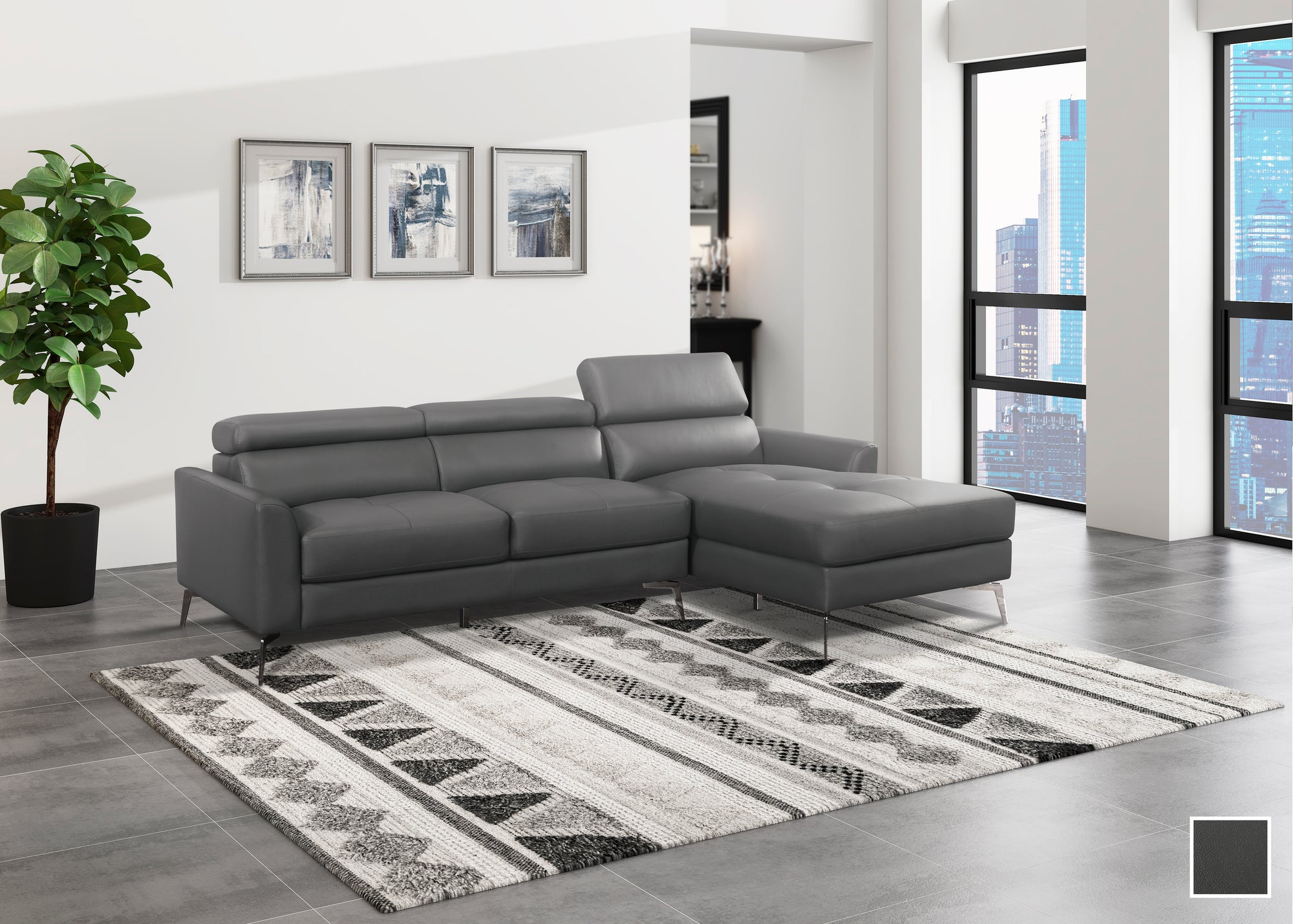 Helix Sectional Sofa Chaise