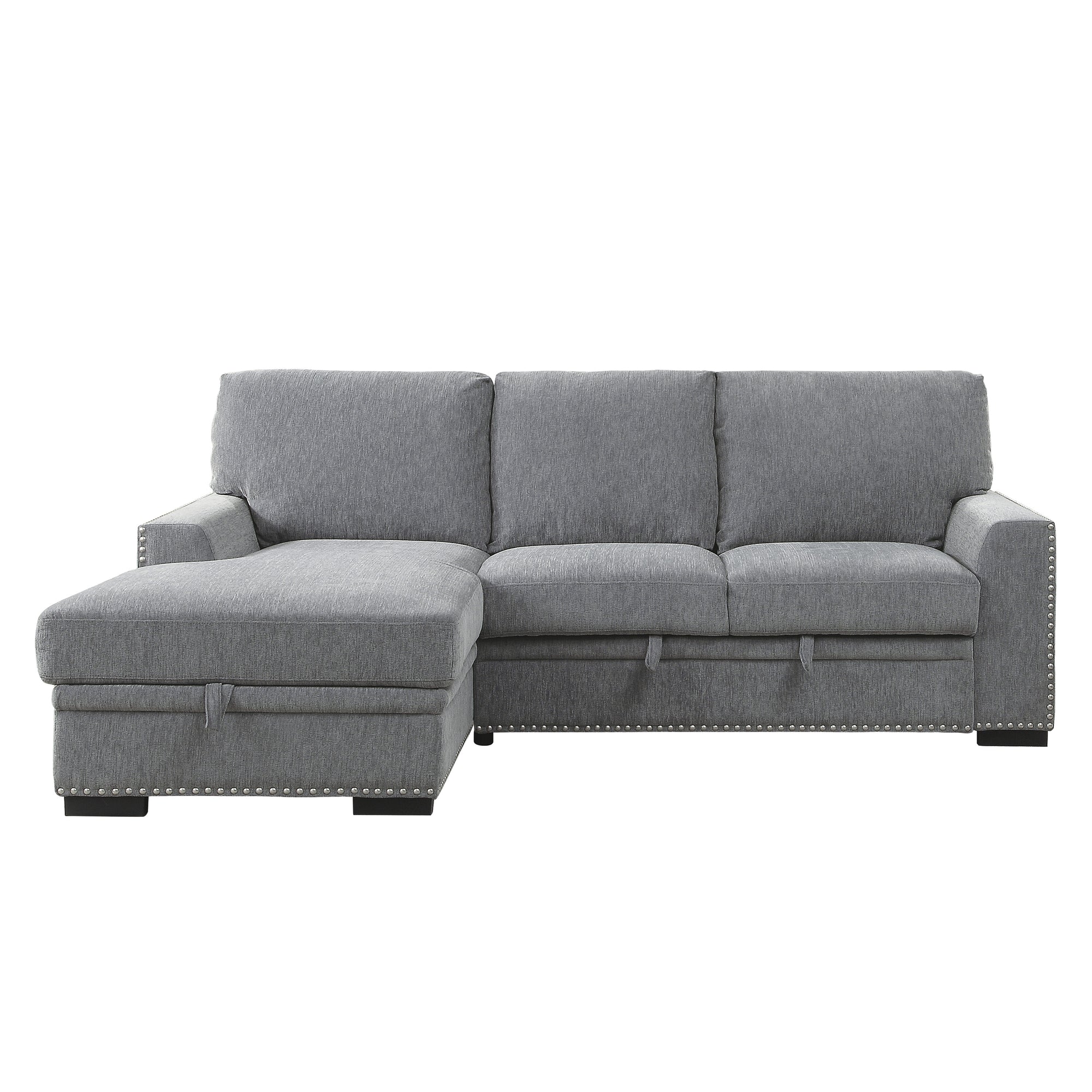 Tolani 2-Piece Sectional with Pull-out Bed and Left Chaise with Hidden Storage