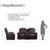 Mischa Double Glider Reclining Love Seat