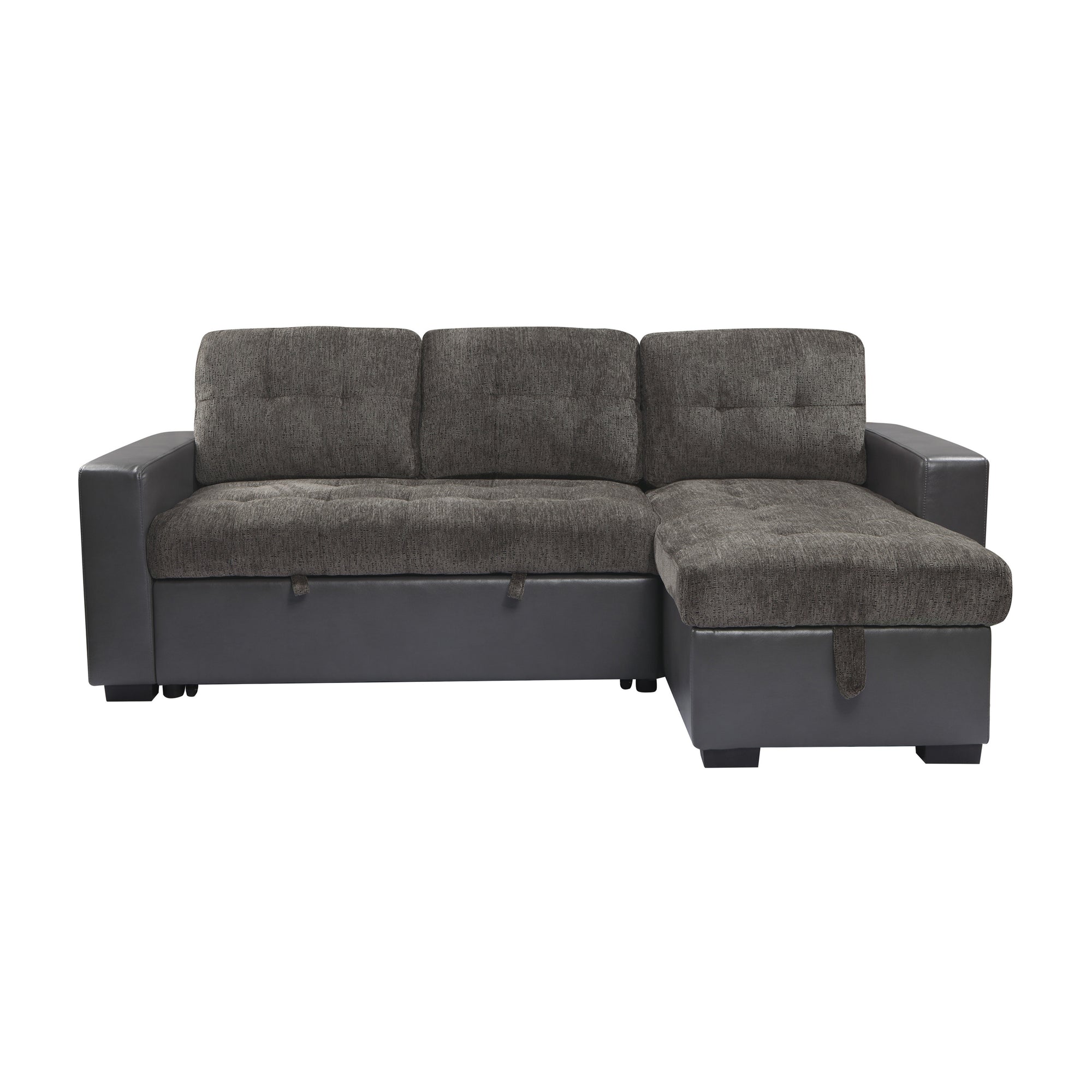 Bianca Reversible Sectional with Pull-out Bed and Hidden Storage