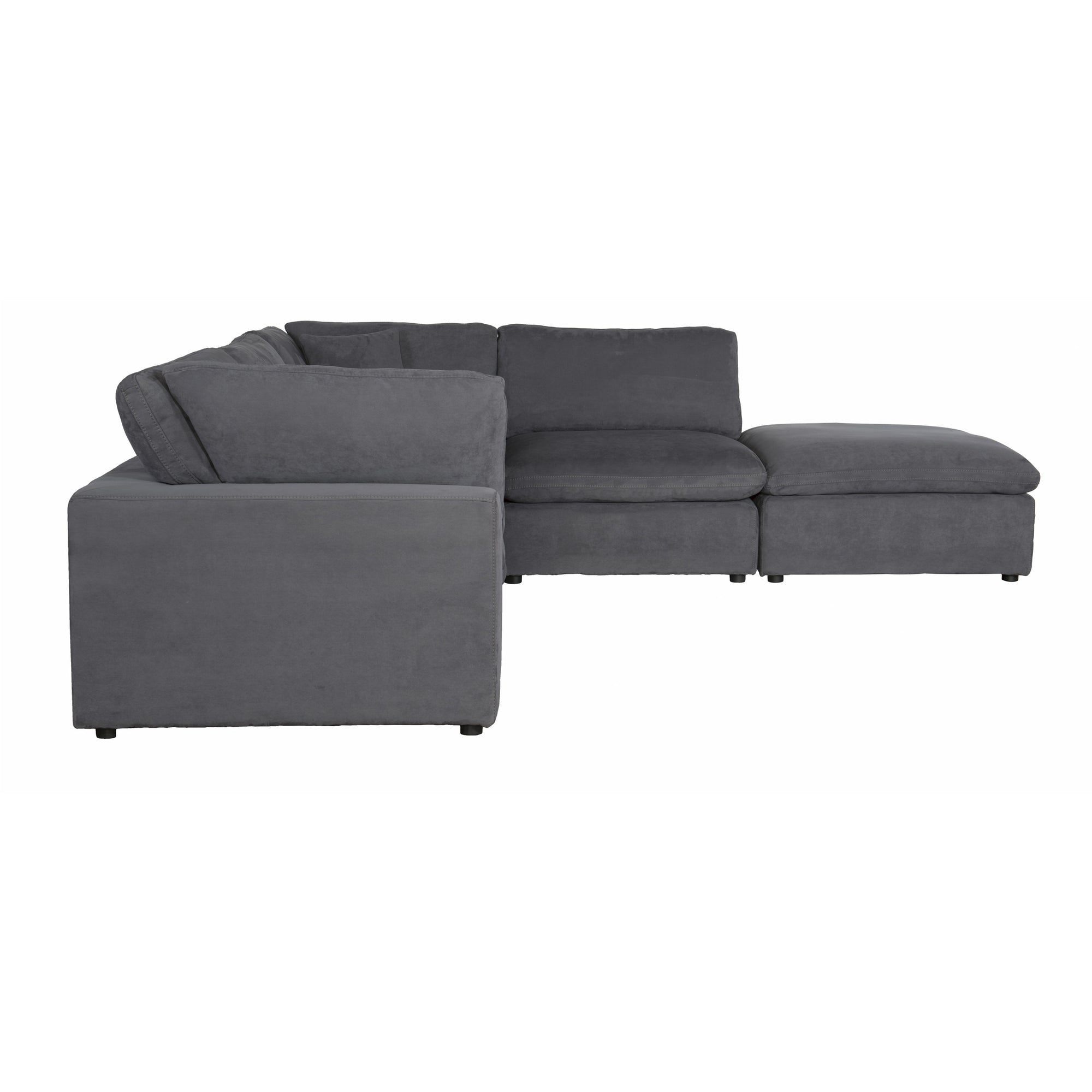 Sona 4-Piece Modular Sectional Sofa with Ottoman