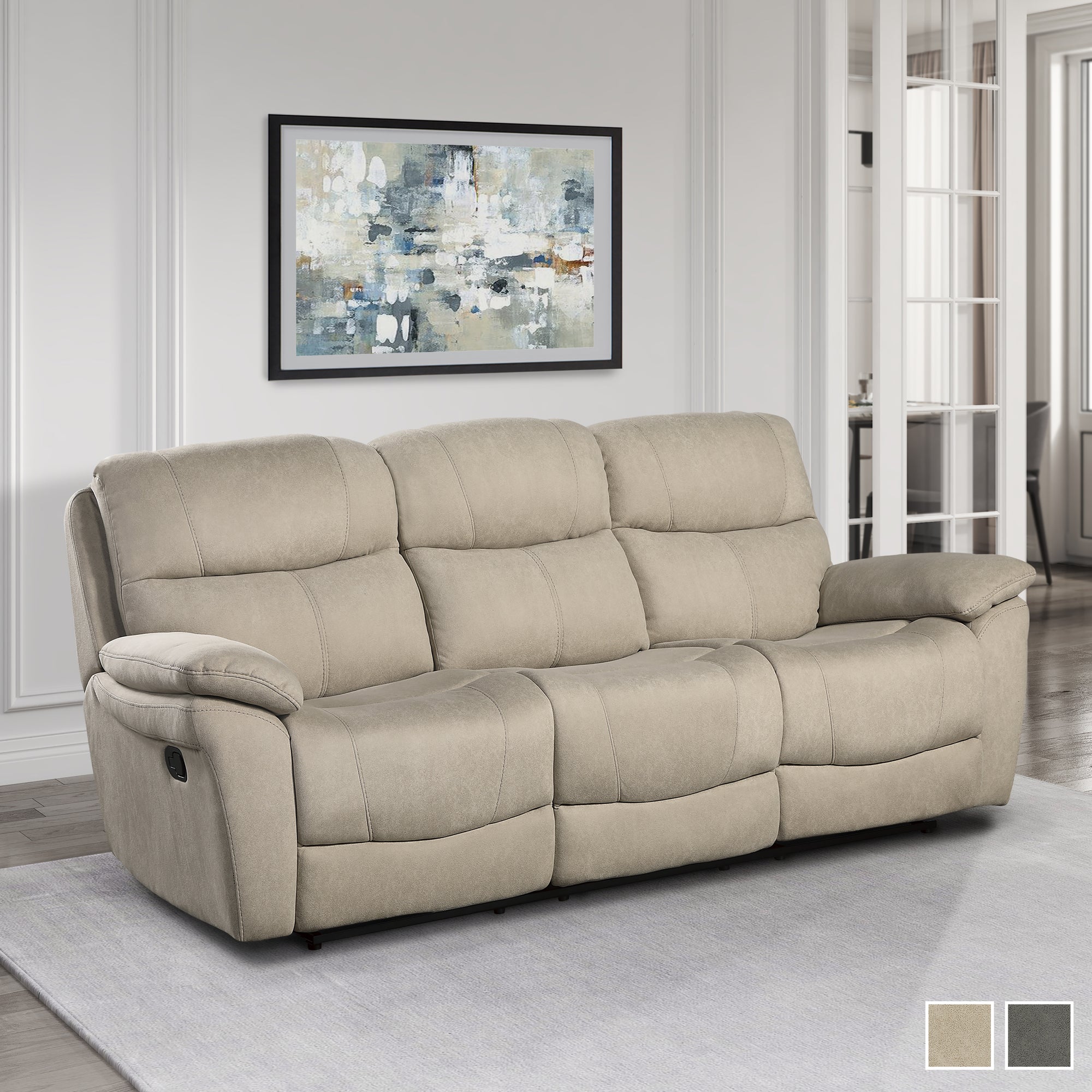 Mono Double Reclining Sofa