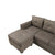 Nadine Reversible Sofa Chaise