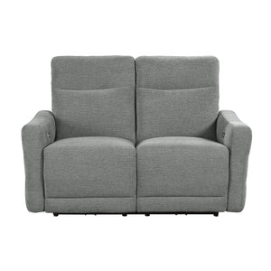 Rowe Power Double Lay Flat Reclining Loveseat with Power Headrests and USB Ports