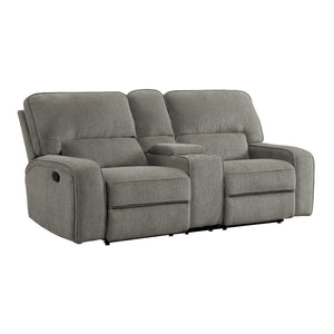 Eymard Double Reclining Love Seat with Center Console