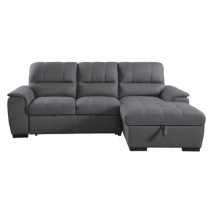 Gilberts Sectional with Pull-out Bed and Hidden Storage