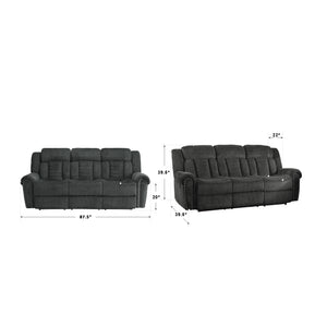 Neleh 2-Piece Reclining Living Room Set