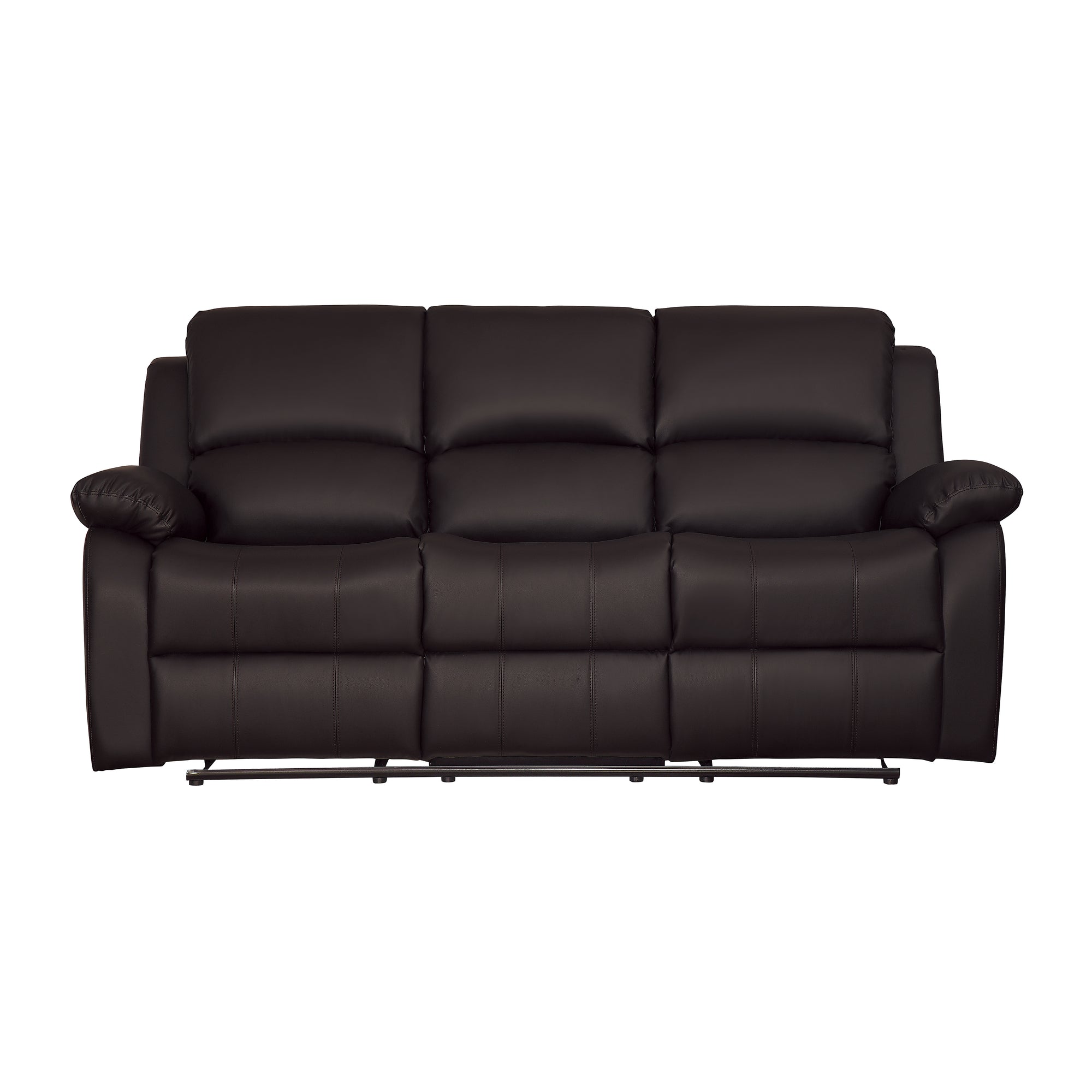 Emilio Double Reclining Sofa with Center Drop-Down Cup Holders