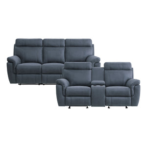 Metz 2-Piece Reclining Living Room Set