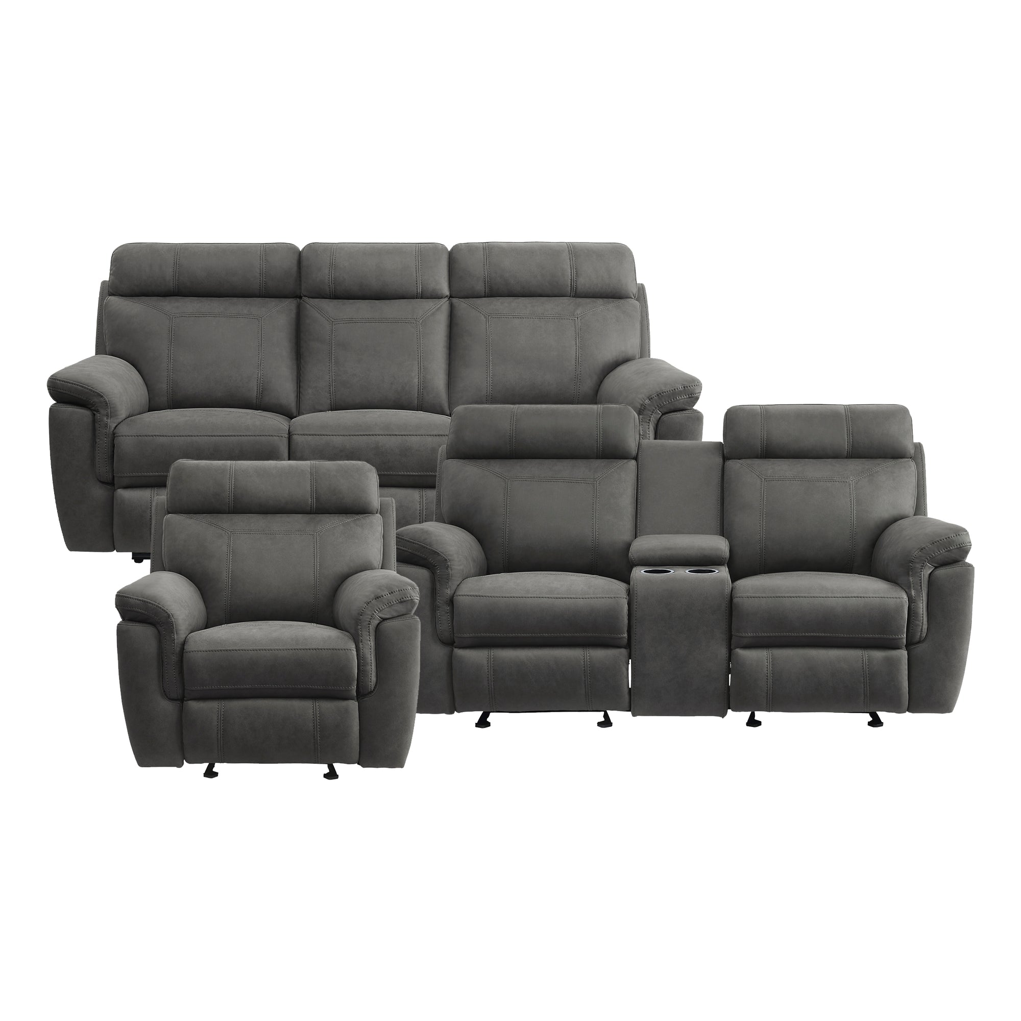 Metz 3-Piece Reclining Living Room Set