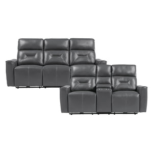 Rheit 2-Piece Power Reclining Living Room Set