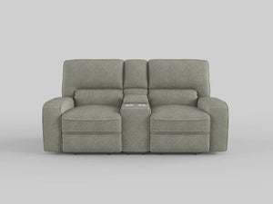 Eymard Double Reclining Love Seat with Center Console