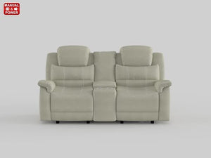 Rosnay Double Glider Reclining Love Seat with Center Console